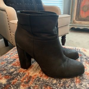 Aldo Black Soft Leather Slouch Bootie